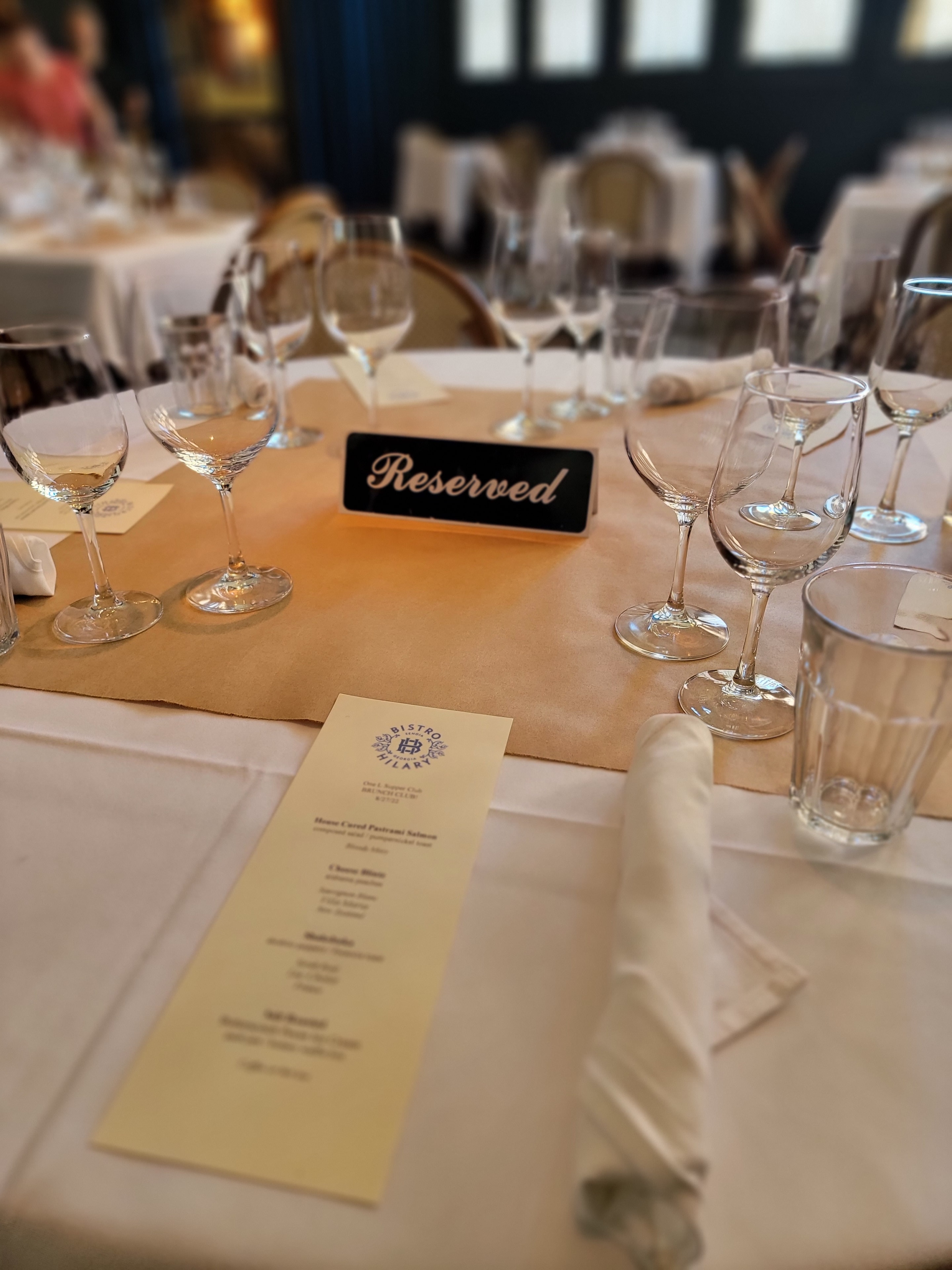 Bistro Hilary private venue